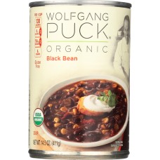 WOLFGANG PUCK: Soup Organic Black Bean Spicy, 14.5 oz