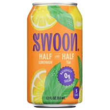 SWOON: Lemonade Half Tea Zero Sg, 12 fo