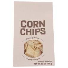 CORN CHIPS: Chip Corn Tortilla Salted, 5.5 oz