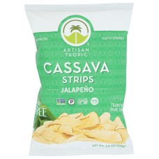 ARTISAN TROPIC: Jalapeno Cassava Strips, 4.5 oz