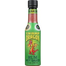 SWAMP DRAGON: Sauce Hot Rum, 5 fo