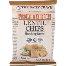 THE DAILY CRAVE: Chips Lentil White Cheddar, 1 oz