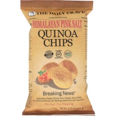 THE DAILY CRAVE: Himalayan Pink Salt Quinoa Chips, 4.25 oz