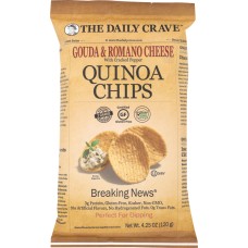 THE DAILY CRAVE: Gouda Romano Cheese Quinoa Chips, 4.25 oz
