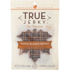 TRUE JERKY: Jerky Turkey Maple Glazed Pepper, 2.25 oz