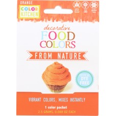 COLORKITCHEN: Food Coloring Orange Single Pack, 2.5 gm