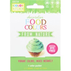 COLORKITCHEN: Food Coloring Green Single Pack, 2.5 gm