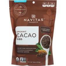NAVITAS: Cacao Nibs Organic, 16 oz