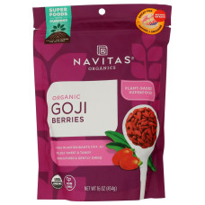 NAVITAS: Organic Goji Berry, 16 oz