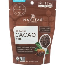 NAVITAS: Cacao Nibs Organic, 4 oz