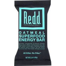 REDD BAR: Bar Energy Oatmeal, 2.1 oz