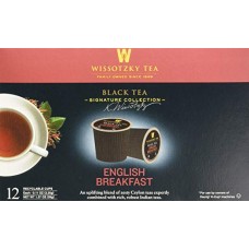 WISSOTZKY: Tea English Breakfast Single Serve, 12 ea