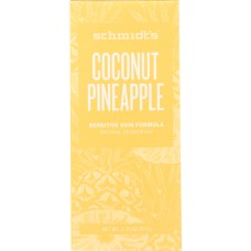 SCHMIDTS: Natural Deodorant Sensitive Skin Formula Coconut Pineapple, 3.25 oz