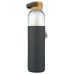 SOMA: Gray Glass Water Bottle, 25 oz