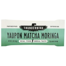 THUNDERBIRD ENERGETICA: Bar Yaupon Mtcha Moringa, 1.7 oz