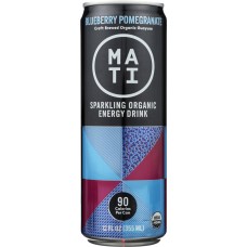 MATI ENERGY: Drink Energy Blueberry Pomegranate, 12 oz