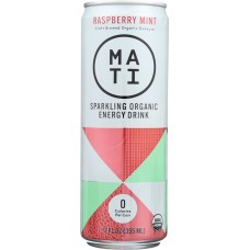 MATI ENERGY: Drink Energy Raspberry Mint, 12 oz