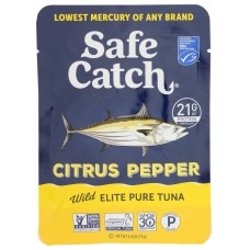 SAFECATCH: Tuna Wild Elite Citrus Pepper, 2.6 oz