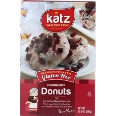 KATZ: Cranberry Donuts Gluten Free, 10.5 oz
