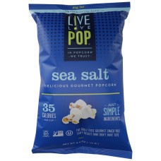 LIVE LOVE POP: Sea Salt Popcorn, 4.40 oz