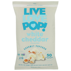 LIVE LOVE POP: Popcorn White Cheddar, 4.4 oz LIVE LOVE POP: Popcorn White Cheddar, 4.4 oz