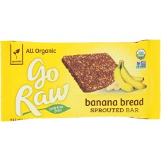 GO RAW: Organic Banana Bread Sprouted Bar, 1.2 oz