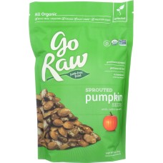GO RAW: Organic Sprouted Pumpkin Seeds, 16 oz