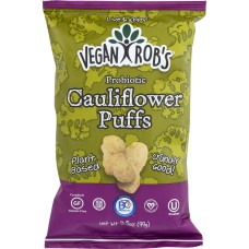 VEGAN ROB'S: Probiotic Cauliflower Puffs, 3.5 oz