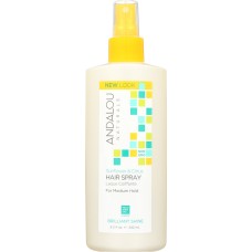 ANDALOU NATURALS: Perfect Hold Hair Spray Sunflower Citrus, 8.2 Oz