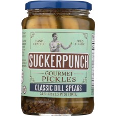 SUCKERPUNCH: Pickle Spear Dill, 24 oz
