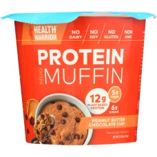 HEALTH WARRIOR: Peanut Butter Chocolate Chip Protein Mug Muffins, 2.01 oz