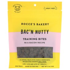 BOCCES BAKERY: Peanut Butter Bacon Recipe Training Bites, 6 oz