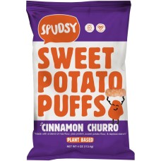 SPUDSY: Puff Sweet Potato Cinnamon Churro, 4 oz