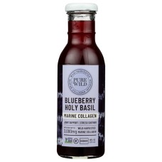 PUREWILD CO: Blueberry Holy Basil, 12 fo
