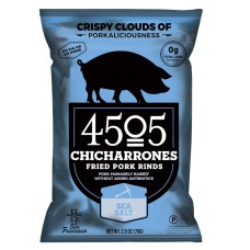 4505 MEATS: Chicharrones Fried Pork Rinds Sea Salt, 2.5 oz