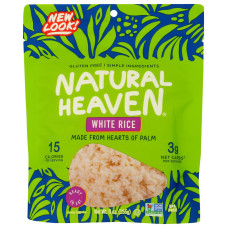 NATURAL HEAVEN: White Rice Hearts Of Palm, 9 oz NATURAL HEAVEN: White Rice Hearts Of Palm, 9 oz