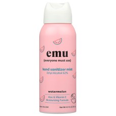 EMU: Hand Sanitizer Mist Watermelon, 2.2 oz