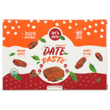 LETS DATE: Organic Date Paste, 14.1 oz
