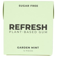 REFRESH GUM: Gum Garden Mint, 12 pc