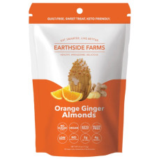 EARTHSIDE FARMS: Orange Ginger Almonds, 4 oz