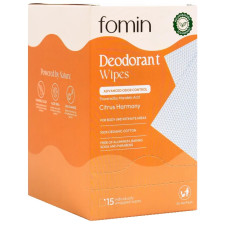FOMIN: Citrus Harmony Deodorant Wipes, 1 ea FOMIN: Citrus Harmony Deodorant Wipes, 1 ea