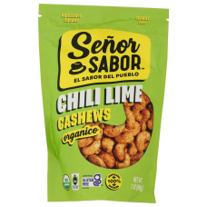 SENOR SABOR: Organic Chili Lime Cashews, 7 oz SENOR SABOR: Organic Chili Lime Cashews, 7 oz