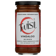 TWIST FOODS: Vindaloo Indian Curry Simmer Sauce, 11.6 oz TWIST FOODS: Vindaloo Indian Curry Simmer Sauce, 11.6 oz