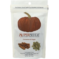 SUPER SEEDZ: Pumpkin Seed Cinnamon Sugar, 5 oz