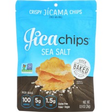 JICA CHIPS: Sea Salt Oven Baked Chips, 0.9 oz