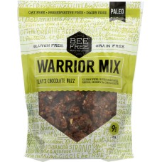 BEEFREE: Warrior Mix Clays Chocolate Buzz Granola, 9 oz