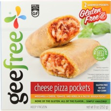 GEEFREE: Gluten Free Cheese Pizza Pockets, 9 oz