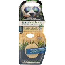 WOOBAMBOO: Eco-Awesome Floss Natural Mint 37meters, 1 ea
