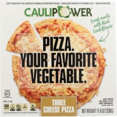 CAULIPOWER: Three Cheese Pizza Crust, 11.6 Oz