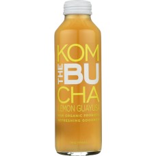 THE BU KOMBUCHA: Tea Kombucha Lemon Ginseng, 14 oz